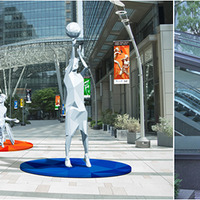 リオオリンピックの競技イメージ彫刻が東京ミッドタウンに登場 画像