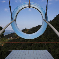 #リオ五輪で現代アーティスト森万里子が新作となる滝の上に浮かぶ“平和のリング”を発表 画像