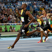【リオ2016】ウサイン・ボルトが9秒81で100m史上初の3連覇 画像