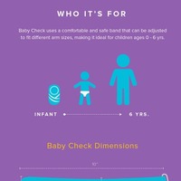赤ん坊の成長を見守るウェアラブル「Baby Check」…米テキサス発