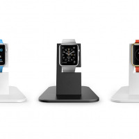 見やすい高さに設置！Apple Watch用充電スタンドが5月中旬に発売 画像
