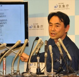 茨城県高萩市で震度6弱を観測した同県北部での地震を解説する青木元地震津波監視課長