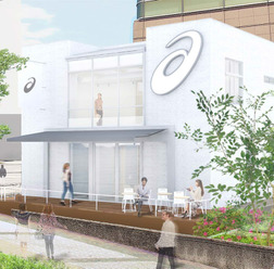 アシックス、リバーサイドカフェの施設名を「ASICS CONNECTION TOKYO」に決定