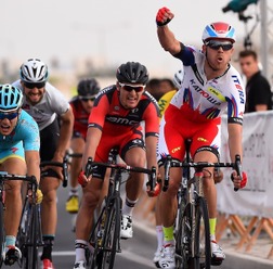 2015年ツアー・オブ・カタール第2ステージ、アレクサンドル・クリストフが優勝