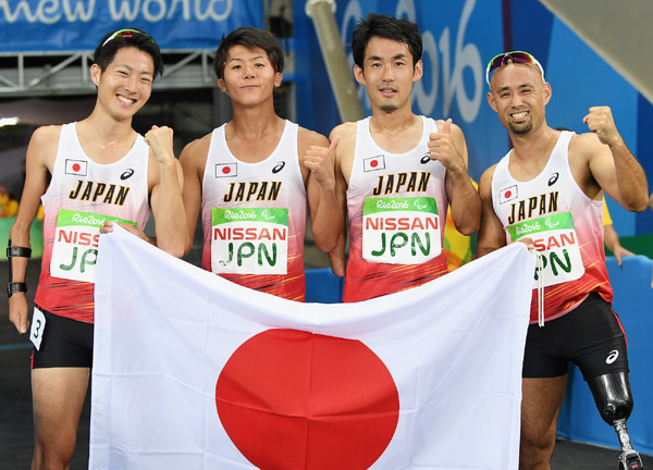リオデジャネイロパラリンピック、男子陸上4×100mリレー日本代表メンバー（2016年9月12日）