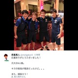 森重真人、元大分トリニータたちの集合写真「元大分4人組」