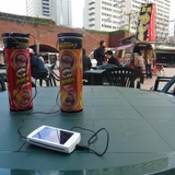 プリングルズを19本買うと必ずもらえるポータブルスピーカー！持ち運んでいたるところをパーリー会場に