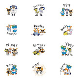 セ・リーグ6球団のマスコットがコラボしたLINE公式スタンプ発売