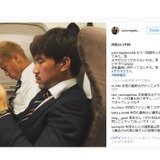 長友佑都、長谷部誠＆岡崎慎司にイタズラ…本田圭佑が隣で「何やってるんやろ。笑」