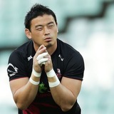 五郎丸歩が教える「ラグビー体験教室」アサヒビールが開催