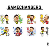 プーマ、サッカー選手LINEスタンプ「ゲームチェンジャーズ」配信
