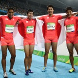 【リオ2016】男子400メートルリレー、日本がアジア新記録で銀メダル