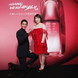 銅メダリストの三宅宏実、大野拓朗がエスコート…資生堂イベント