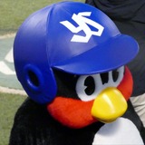 つば九郎、女子野球W杯5連覇の里綾実＆川端友紀に遭遇「てきすな、えみふる～」