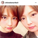 #篠田麻里子は双子だった!? #野呂佳代とのそっくり2ショット