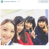 佐々木希＆黒川智花＆武田玲奈＆桜井日奈子 …美女ばかりの4ショット
