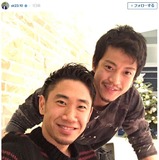 香川真司、小栗旬とのツーショットに…ファン「イケメンの共演」