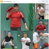 巨人・内海哲也、沖縄の自主トレで元気な姿見せる…手術から驚異の回復