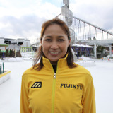 元スピードスケート選手・岡崎朋美の「特別スケート体験教室」開催