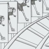 浅田真央の引退を受け鉄拳がパラパラ漫画を公開…栄光と挫折のジェットコースター