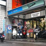原宿でベスパ。「普通の人にアピール」