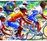 小河原政男のツール絵画は新作4点が追加販売