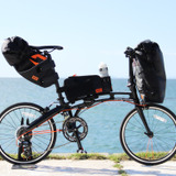 小径車のサドル＆ハンドル周りを活用できる大容量バッグ2種発売