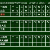 【選抜高校野球】星稜が11安打11得点の猛攻で圧勝！1番・南保、6番・河井が3安打の活躍