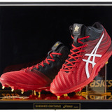 アシックス、大谷翔平が試合で使うスパイク、バット等を忠実に再現した野球用具を発売