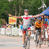 アジア選手権のU23ロードレースで木下智裕が優勝