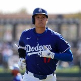 【MLB】大谷翔平の“弾丸二塁打”にバドワイザー公式も反応「我々のビールに合う音だね」　今キャンプメジャー最速191キロを記録