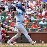 【MLB】「またやった」大谷翔平、2試合連発19号は“185キロ”弾丸アーチ　メジャー最多5本目の先頭打者弾に米記者も驚愕