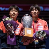 64年ぶり世界一の戸上隼輔、篠塚大登に贈られる賛辞　カタールで躍動の“とがしの”ペアは「日本男子ダブルスの復活を証明」