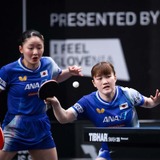 17歳張本美和、21歳大藤沙月の次世代ペアが「効果的な化学反応を形成」　両者の“補完性”に中国メディアも注目「安定さを維持」