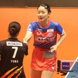 張本美和、シングルス“10戦全勝”達成に「すごくうれしい」　全日本女王で殻を破った17歳エースが意気込み【Tリーグ】