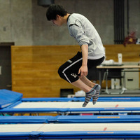 【やってみた】トランポリンで宙を舞う…日本代表・外村哲也選手と一緒にジャンプ！