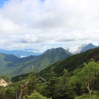 日光男体山には裏登山道もある。（今回は、登り・下りともに表）火山一家の山々を眺めながら歩くことができる。