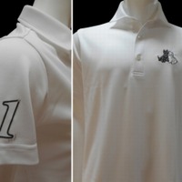 【ゴルフ】ブラック＆ホワイト、藤田幸希と福田真未着用のプロモデルポロシャツ販売