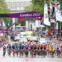 ロンドン五輪 自転車女子ロード 参考画像（2012年7月28日）