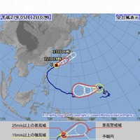 台風経路図