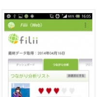 Filiiアプリ画面イメージ