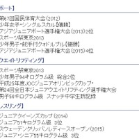 「トップアスリート発掘・育成事業」のおもな成果