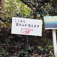 不苦労の石段からは富士山も見えるとか。（この日は見えず）