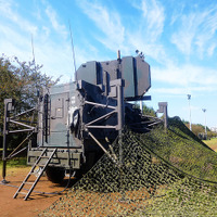 高射特科部隊で中高空域の対空監視と目標情報資料を収集する対空レーダ装置車（千葉県、松戸駐屯地一般公開イベント、10月3日）