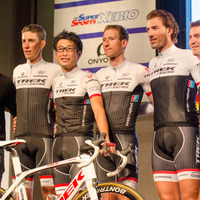 2015ジャパンカップサイクルロードレース、トレックファクトリーレーシングのプレゼンテーション（2015年10月16日）