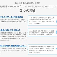 ゴルフ専用飲料！酸素を取り込める「パワーショットウォーター」