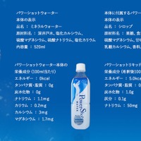 ゴルフ専用飲料！酸素を取り込める「パワーショットウォーター」