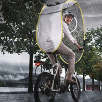 スイス生まれの自転車専用雨よけシールド「ドライブ」