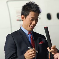 JALがプロテニスプレーヤー錦織圭とパートナー契約締結（2015年11月27日）