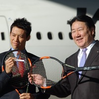JAL植木社長、錦織圭に「鍛えてあげてもいいですよ」…テニスバトル勃発！ 画像